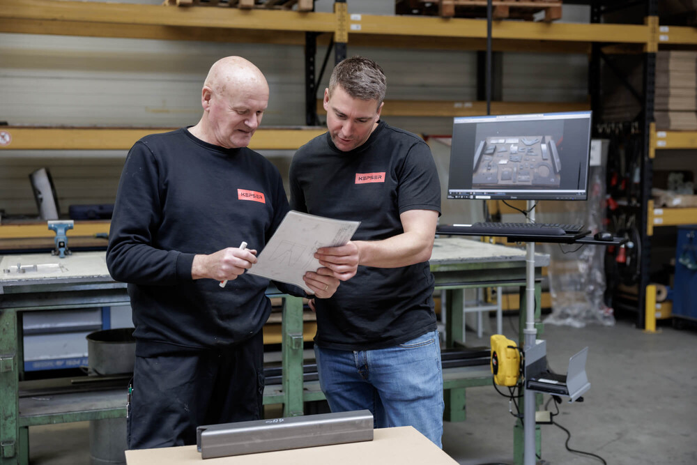 Constructiebankwerker / lasser staalafdeling